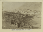 Daghestan. Laborers at the Sulpher mine of khiyut