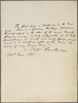 Holograph quotation from the Italian Journals. Signed, dated 30 May, 1860.