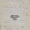 Consul's certificate, Liverpool, Feb. 15, 1855, relating to cargo of "Pacific," signed by Nathaniel Hawthorne.