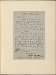 [Ticknor, Reed and Fields], ALS to. Nov. 14, 1851.