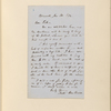 Ticknor, [William D.], ALS to. Jun. 8, 1852