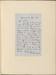 Ticknor, [William D.], ALS to. Jun. 13, 1852.