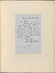Ticknor, [William D.], ALS to. Jun. 18, 1852.