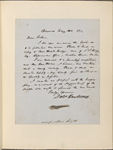 Ticknor, [William D.], ALS to. Jul. 13, 1852.