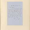 Ticknor, [William D.], ALS to. Mar. 15, 1853.