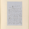Ticknor, [William D.], ALS to. Mar. 28, 1853.