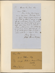 Ticknor, [William D.], ALS to. Jun. 20, 1853.
