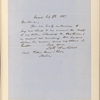 Ticknor, [William D.], ALS to. Jul. 5, 1853.