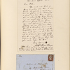 Ticknor, [William D.], ALS to. Sep. 2, 1853.