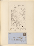 Ticknor, [William D.], ALS to. Sep. 2, 1853.