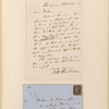 Ticknor, [William D.], ALS to. Sep. 10, 1853.