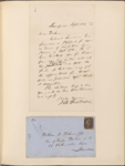 Ticknor, [William D.], ALS to. Sep. 10, 1853.