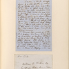 Ticknor, [William D.], ALS to. Dec. 8, 1853.