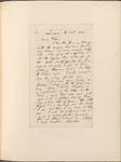 Ticknor, [William D.], ALS to. Jan. 6, 1854.