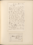 Ticknor, [William D.], ALS to. Feb. 3, 1854.