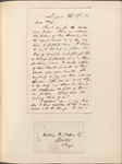 Tick[nor, William D.], ALS to. Feb. 17, 1854.