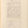 Ticknor, [William D.], ALS to. Apr. 30, 1854.