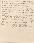 Ticknor, [William D.], ALS to. Apr. 30, 1854.