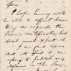 Ticknor, [William D.], ALS to. May 5, 1854.