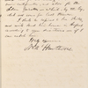 Ticknor, [William D.], ALS to. May 12, 1854.
