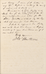 Ticknor, [William D.], ALS to. May 12, 1854.