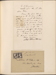 Ticknor, [William D.], ALS to. Jun. 16, 1854.