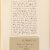 Ticknor, [William D.], ALS to. Jun. 23, 1854.