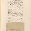 Ticknor, [William D.], ALS to. Jul. 7, 1854.