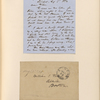 Ticknor, [William D.], ALS to. Aug. 3, 1854.