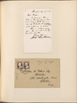 Ticknor, [William D.], ALS to. Aug. 25, 1854.