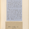 Ticknor, [William D.], ALS to. Sep. 30, 1854.