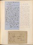 Ticknor, [William D.], ALS to. Oct. 26, 1854.