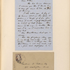 Ticknor, [William D.], ALS to. Dec. 15, 1854.