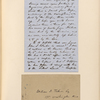 Ticknor, [William D.], ALS to. Dec. 18, 1854.