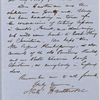 Ticknor, [William D.], ALS to. Dec. 18, 1854.