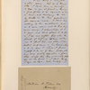 Ticknor, [William D.], ALS to. Jan. 19, 1855.