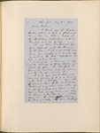 Ticknor, [William D.], ALS to. May 11, 1855.