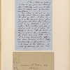 Ticknor, [William D.], ALS to. May 27, 1855.