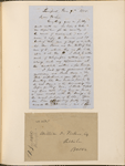 Ticknor, [William D.], ALS to. Jun. 9, 1855.