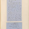 Ticknor, [William D.], ALS to. Aug. 1, 1855.