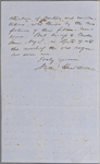Ticknor, [William D.], ALS to. Aug. 1, 1855.