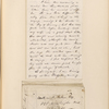 Ticknor, [William D.], ALS to. Oct. 26, 1855.