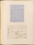 Ticknor, [William D.], ALS to. Dec. 21, 1855.