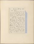 Ticknor, [William D.], ALS to. Feb. 27, 1856.