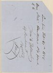 Ticknor, [William D.], ALS to. Feb. 27, 1856.