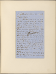 Ticknor, [William D.], ALS to. Apr. 24, 1856.