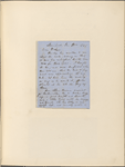 Ticknor, [William D.], ALS to. Jun. 20, 1856.