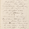 Ticknor, [William D.], ALS to. Sep. 12, 1856, as postscript to ALS by Sophia Hawthorne, Sep. 7, 1856.