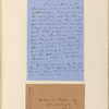 Ticknor, [William D.], ALS to. Sep. 26, 1856.