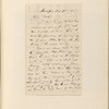 Ticknor, [William D.], ALS to. Oct. 10, 1856.